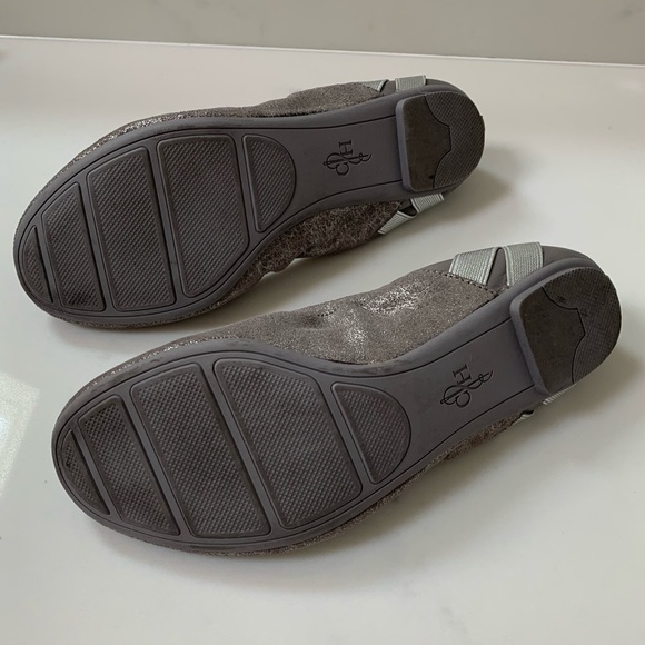 Cole Haan Metallic Strappy Ballet Flats Size 8 - Picture 7 of 8